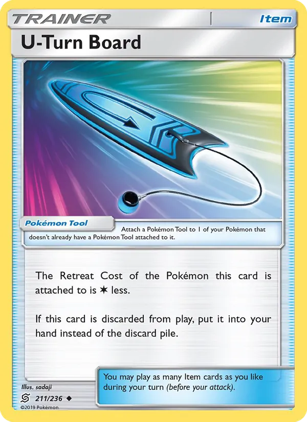 U-Turn Board - Unified Minds Pokemon Card