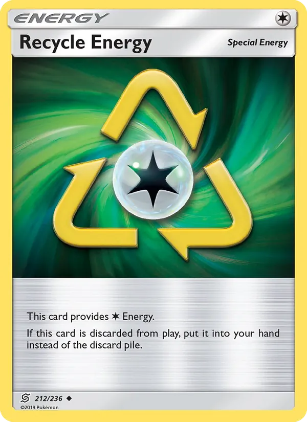Recycle Energy - Unified Minds Pokemon Card