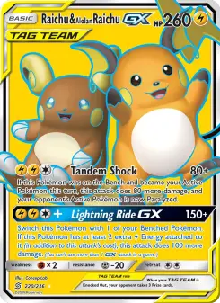 Raichu & Alolan Raichu GX - Unified Minds