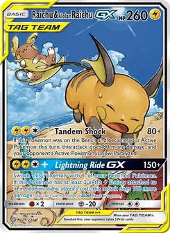 Raichu & Alolan Raichu GX - Unified Minds