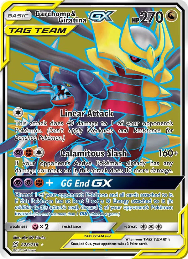 Garchomp & Giratina GX - Unified Minds Pokemon Card