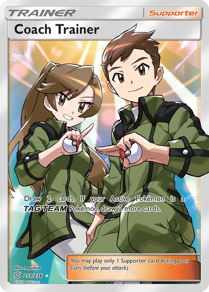 Coach Trainer - Unified Minds Pokemon Card
