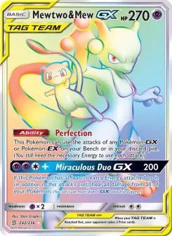 Mewtwo & Mew GX - Unified Minds