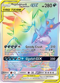 Mega Sableye & Tyranitar GX - Unified Minds