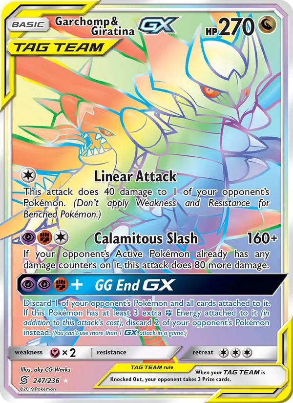 Garchomp & Giratina GX - Unified Minds Pokemon Card