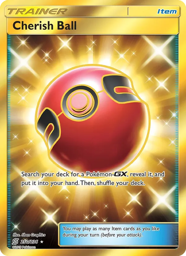 Cherish Ball - Unified Minds Pokemon Card