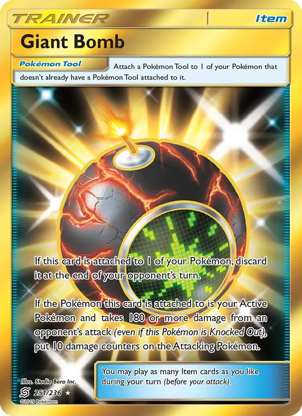 Giant Bomb - Unified Minds Pokemon Card