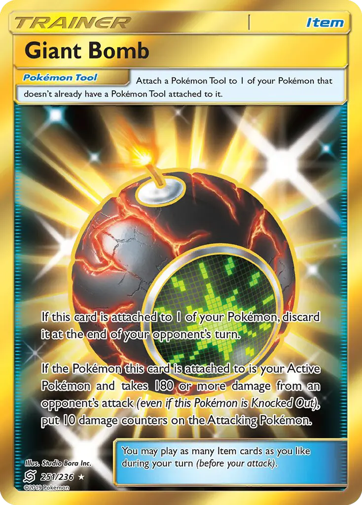 Giant Bomb - Unified Minds Pokemon Card