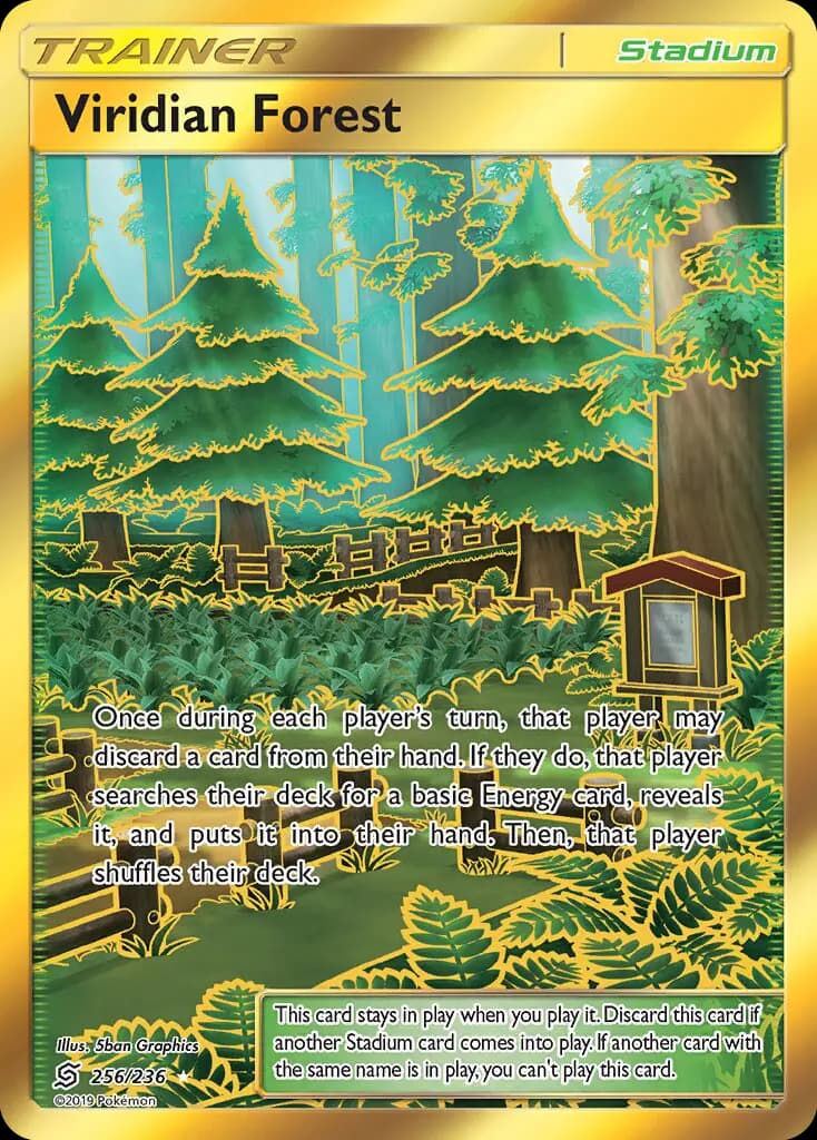 Viridian Forest - Unified Minds Pokemon Card