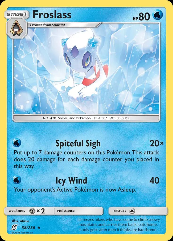 Froslass - Unified Minds Pokemon Card