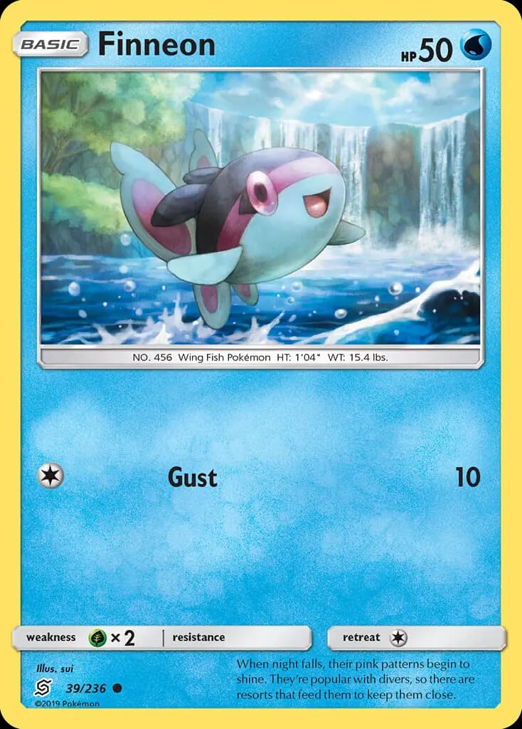 Finneon - Unified Minds Pokemon Card