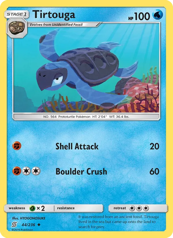 Tirtouga - Unified Minds Pokemon Card