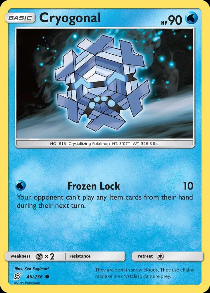 Cryogonal - Unified Minds Pokemon Card
