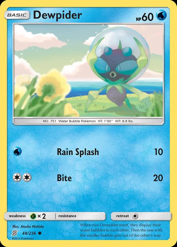 Dewpider - Unified Minds Pokemon Card