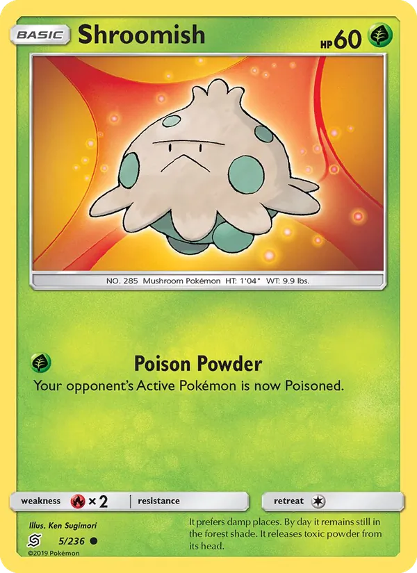Shroomish - Unified Minds Pokemon Card