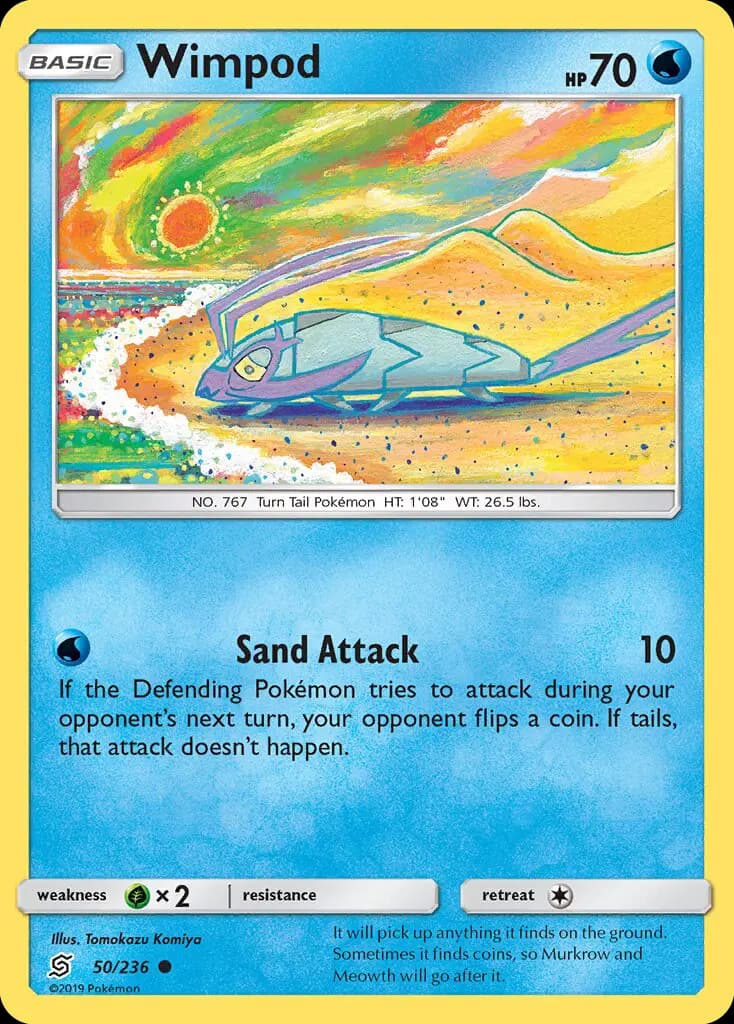 Wimpod - Unified Minds Pokemon Card
