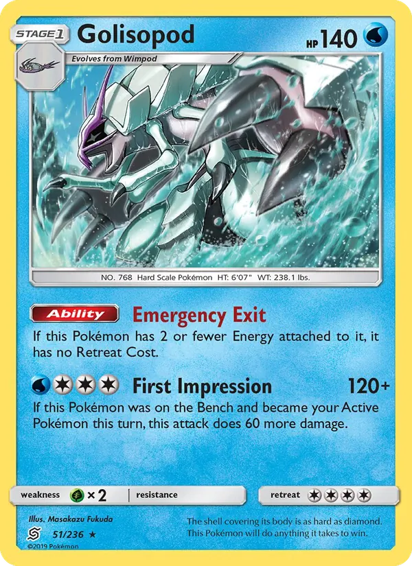 Golisopod - Unified Minds Pokemon Card