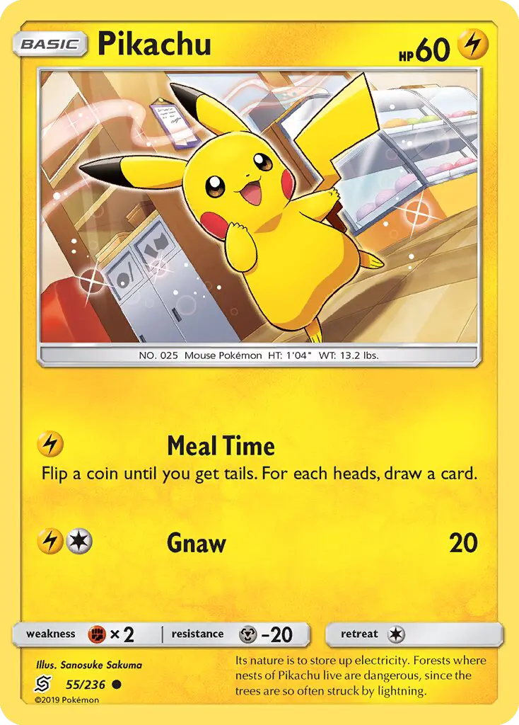Pikachu - Unified Minds Pokemon Card