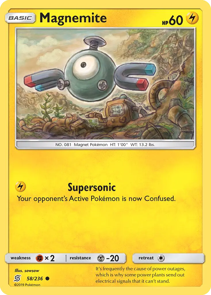 Magnemite - Unified Minds Pokemon Card