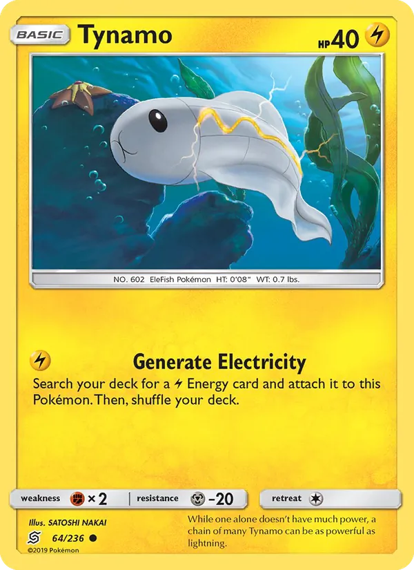 Tynamo - Unified Minds Pokemon Card