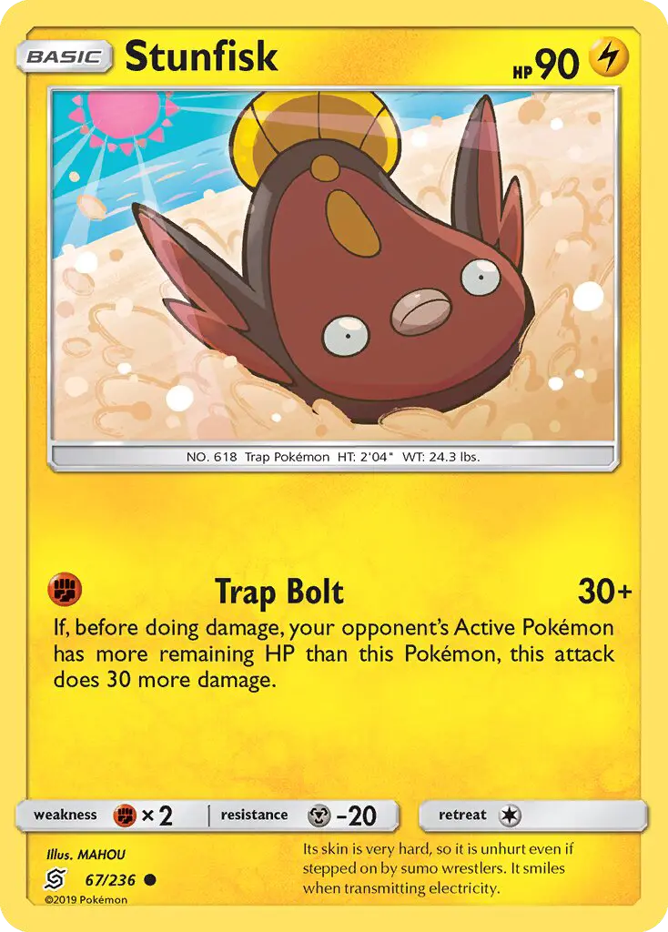 Stunfisk - Unified Minds Pokemon Card