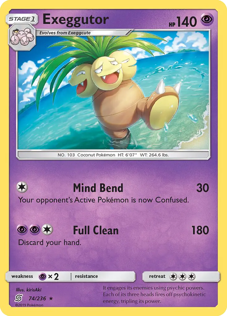 Exeggutor - Unified Minds Pokemon Card