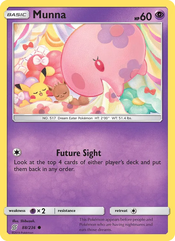 Munna - Unified Minds Pokemon Card