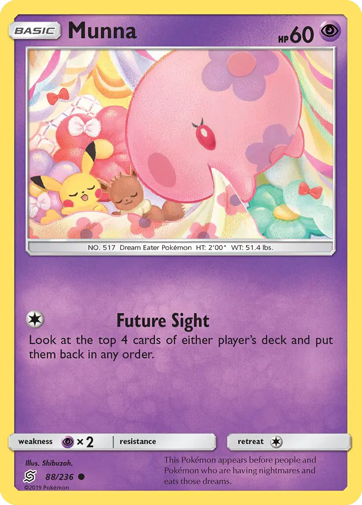 Munna - Unified Minds Pokemon Card