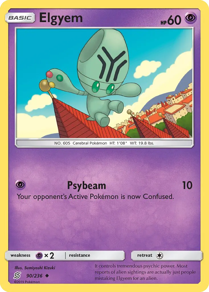 Elgyem - Unified Minds Pokemon Card