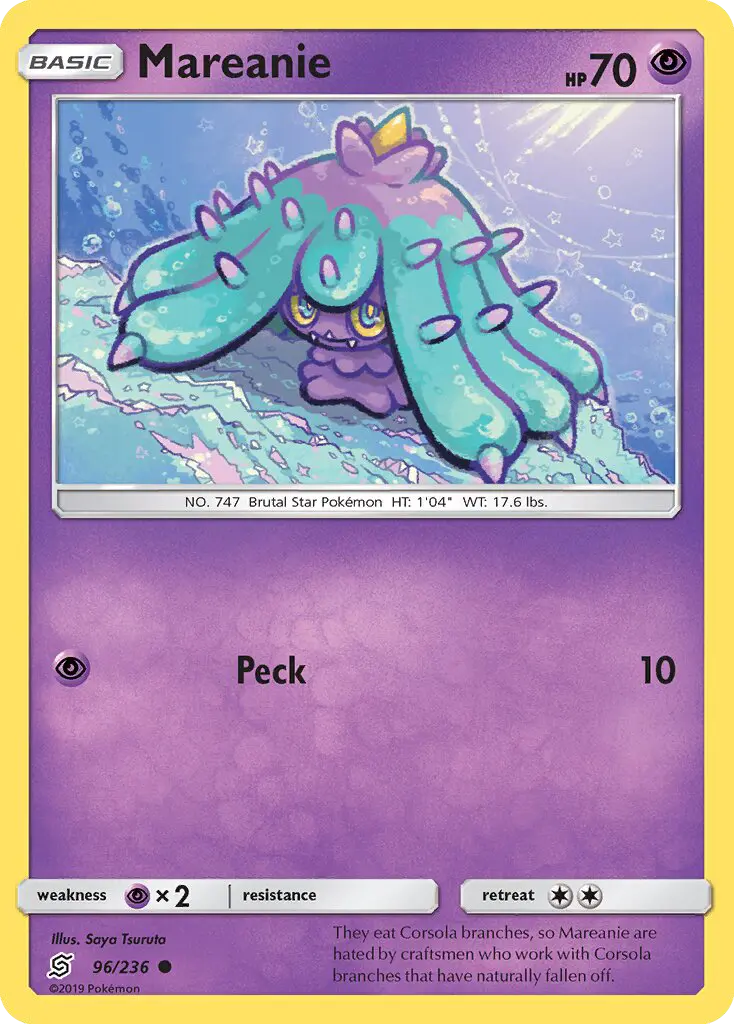 Mareanie - Unified Minds Pokemon Card