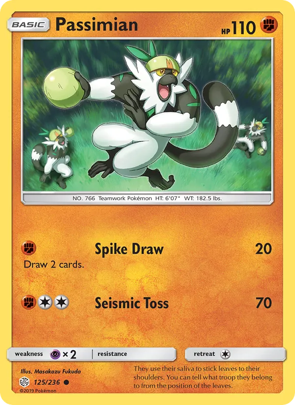 Passimian - Cosmic Eclipse Pokemon Card