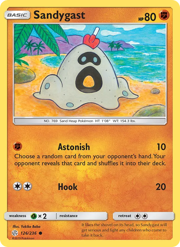 Sandygast - Cosmic Eclipse Pokemon Card