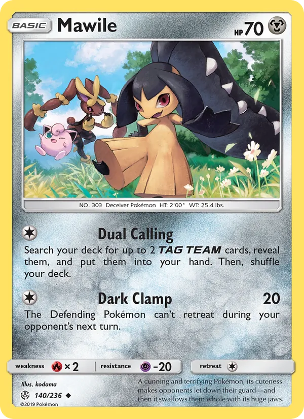 Mawile - Cosmic Eclipse Pokemon Card
