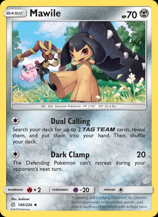 Mawile - Cosmic Eclipse Pokemon Card