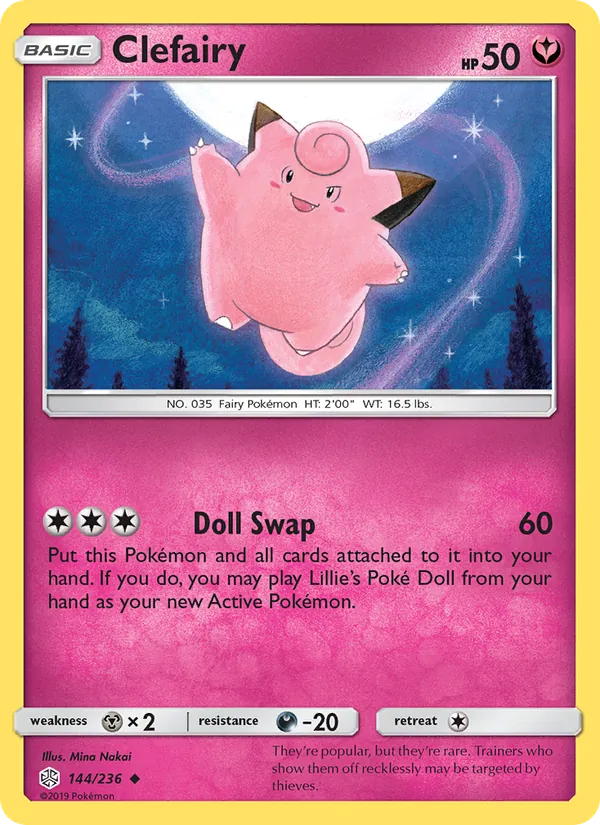 Clefairy - Cosmic Eclipse Pokemon Card