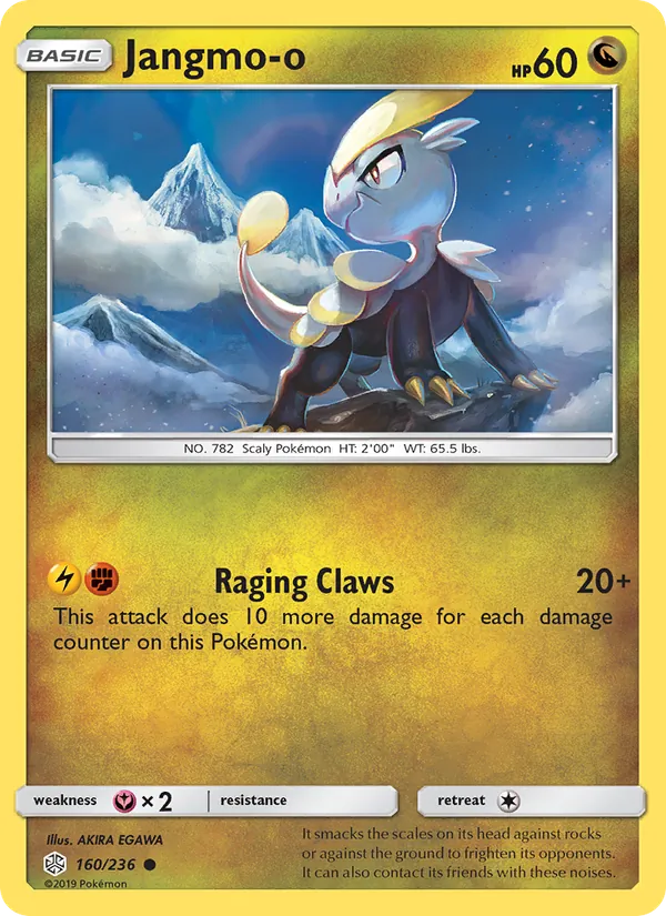 Jangmo-o - Cosmic Eclipse Pokemon Card