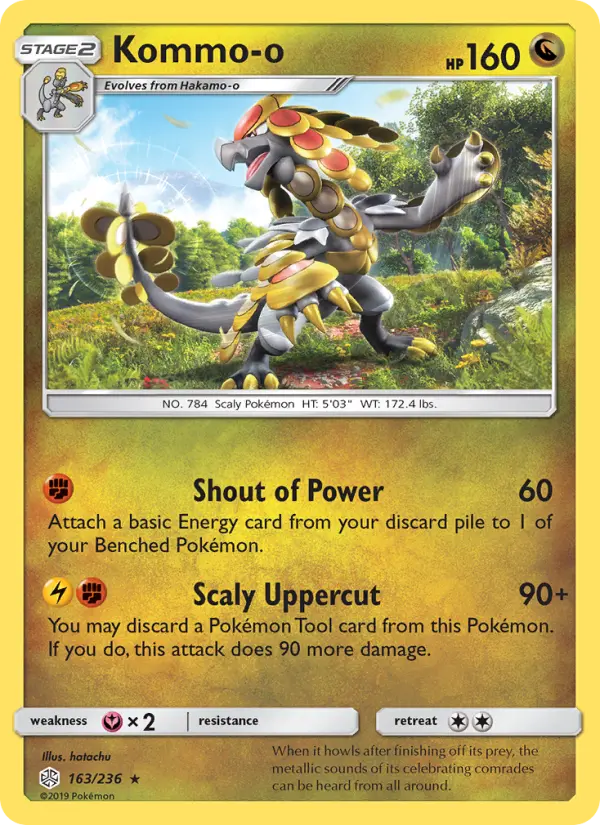 Kommo-o - Cosmic Eclipse Pokemon Card
