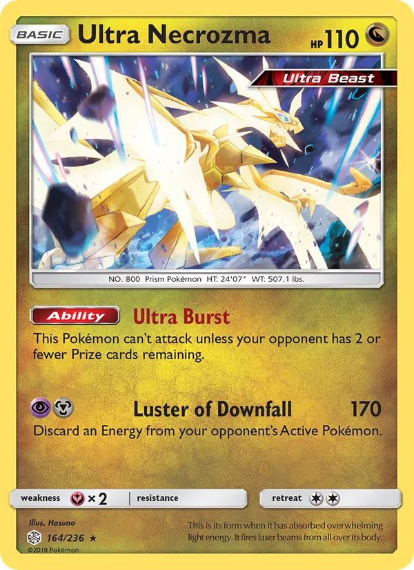 Ultra Necrozma - Cosmic Eclipse Pokemon Card