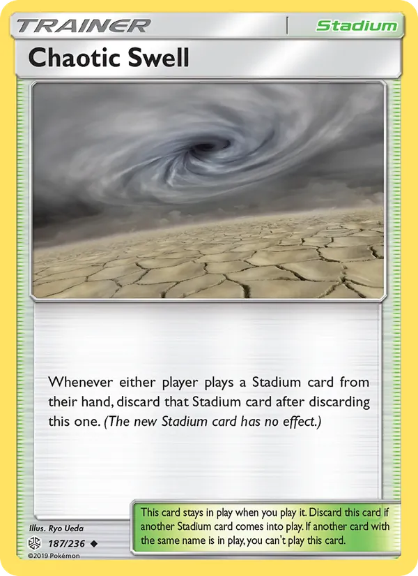 Chaotic Swell - Cosmic Eclipse Pokemon Card