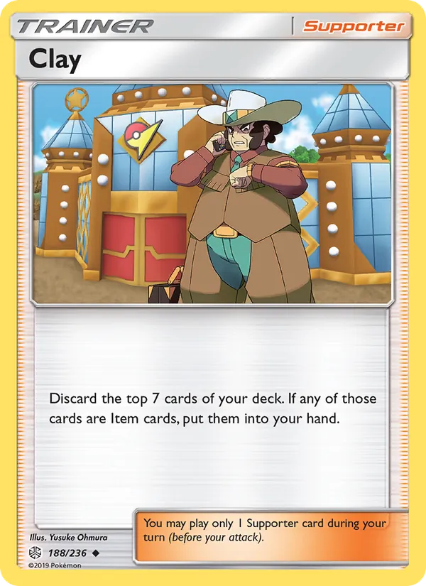 Clay - Cosmic Eclipse Pokemon Card