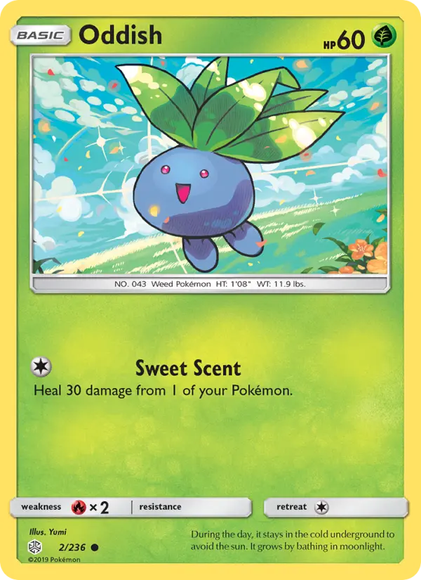 Oddish - Cosmic Eclipse Pokemon Card