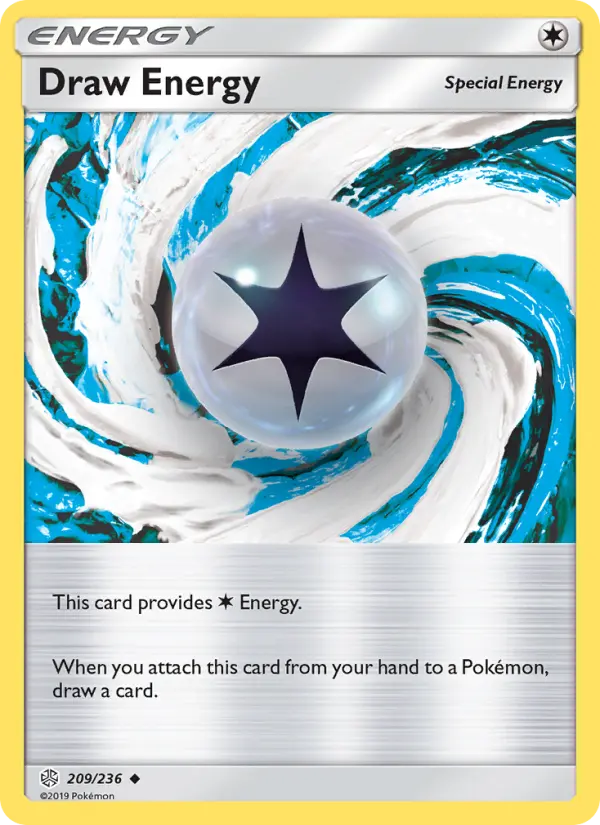 Draw Energy - Cosmic Eclipse Pokemon Card