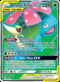 Venusaur & Snivy GX - Cosmic Eclipse
