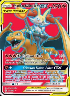 Charizard & Braixen GX - Cosmic Eclipse