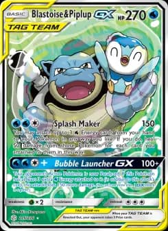 Blastoise & Piplup GX - Cosmic Eclipse