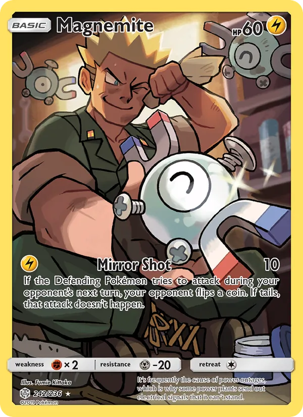 Magnemite - Cosmic Eclipse Pokemon Card