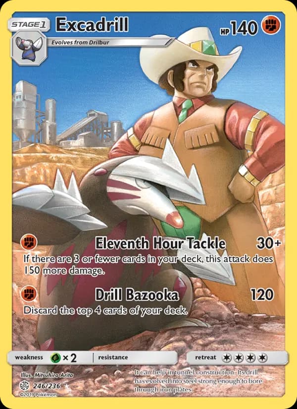 Excadrill - Cosmic Eclipse Pokemon Card