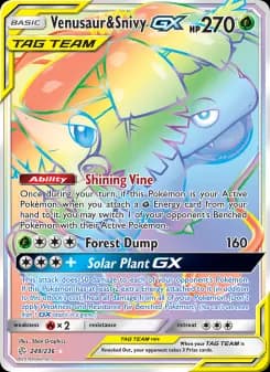 Venusaur & Snivy GX - Cosmic Eclipse