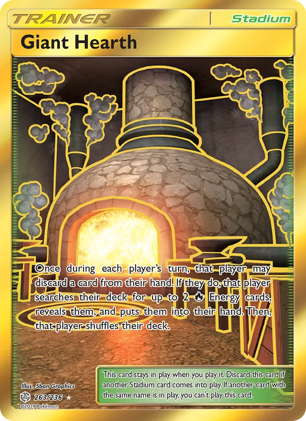 Giant Hearth - Cosmic Eclipse Pokemon Card