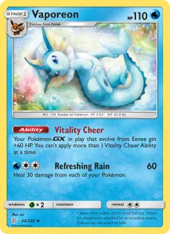Vaporeon - Cosmic Eclipse